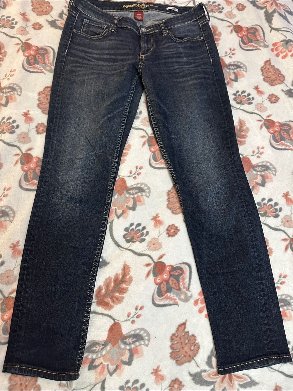 Arizona Jean Company Dark Indigo Skinny Jeans size 7 short